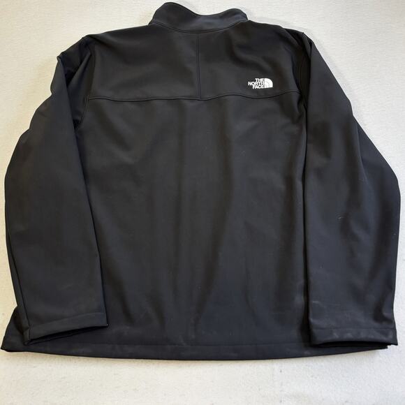 North Face Jacket Mens XXL Black Apex Bionic Softshell Mock Neck Water Resistant - Picture 9 of 10